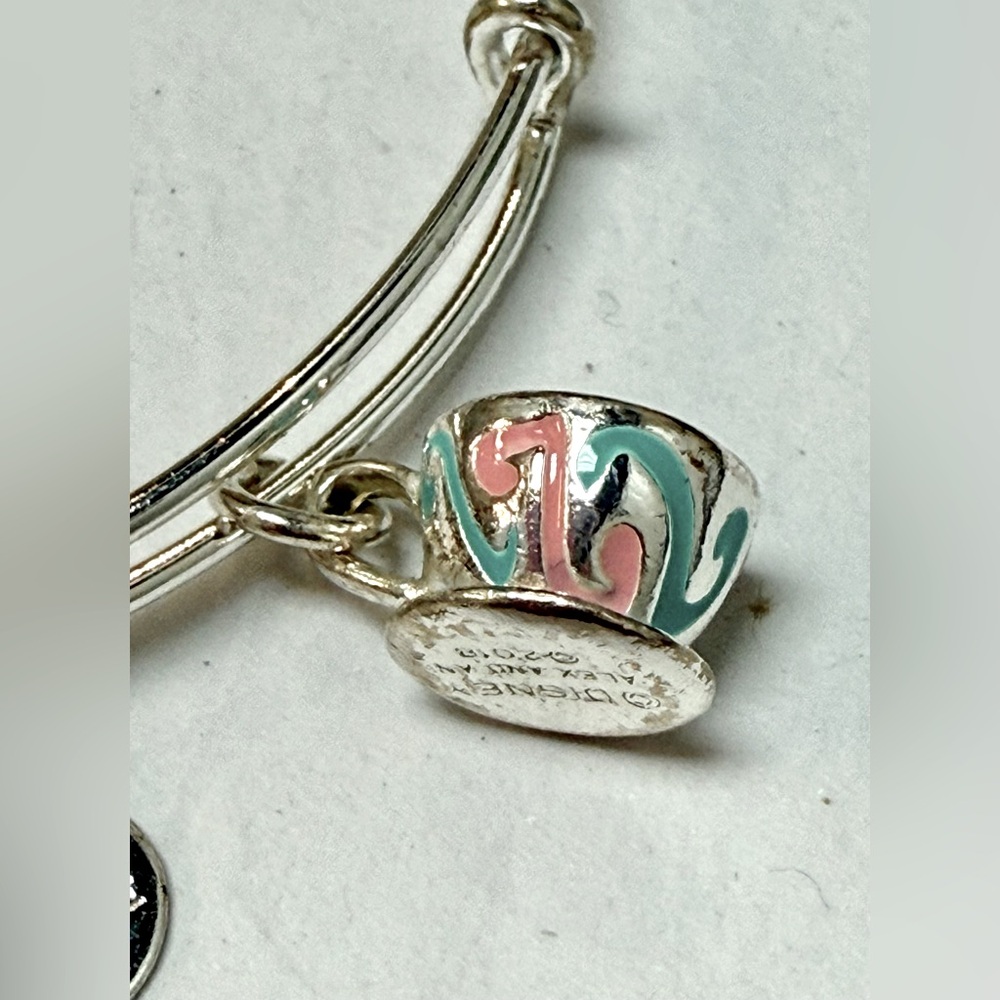 Alex and Ani Teacup Charm Bracelet
